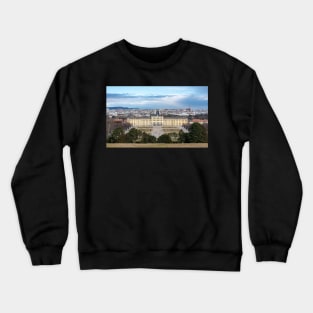 Schonbrunn Palace in Vienna, Austria Crewneck Sweatshirt